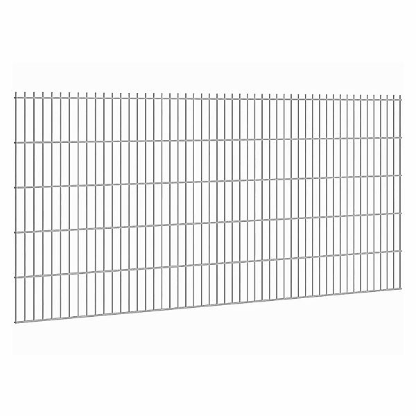 Doppelstabmattenzaun Stärke 8/6/8 Verzinkt 103 x 251 cm günstig online kaufen