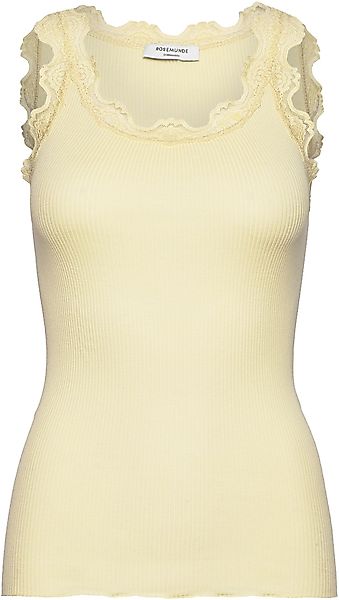 rosemunde Tanktop "Babette Silk Top", Vintage-Spitzenbesatz, breite Träger, günstig online kaufen