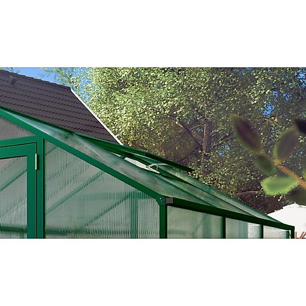 Dachfenster für KGT-Gewächshäuser mit 16 mm Verglasungsstärke Moosgrün günstig online kaufen