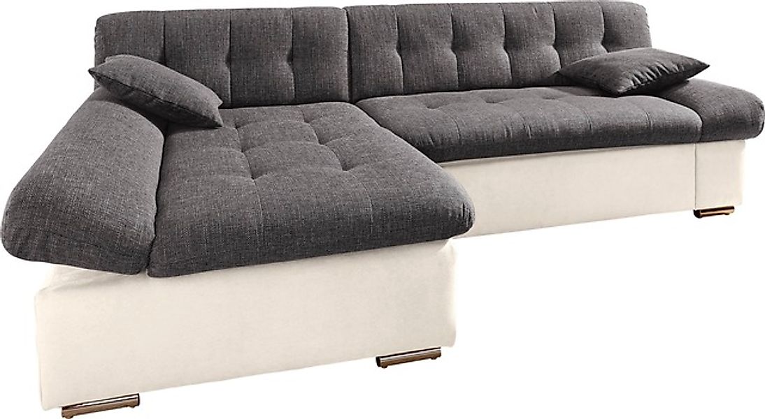 TRENDMANUFAKTUR Ecksofa »Reggae, modern und bequem, aktueller Materialmix, günstig online kaufen