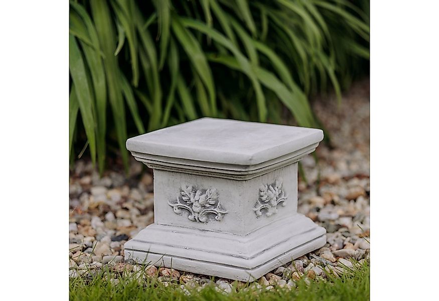 gartendekoparadies.de Gartensockel Quadratischer Sockel Podest, Steinsockel günstig online kaufen