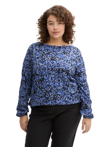 TOM TAILOR PLUS Langarmshirt mit All-Over günstig online kaufen
