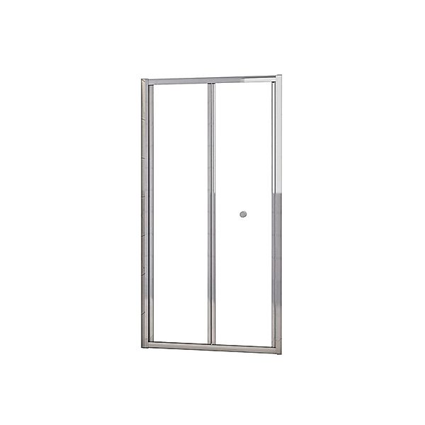 Duschparadies Duschtür 76x185cm Falttür Nischentür 5mm ESG Sicherheitsglas günstig online kaufen