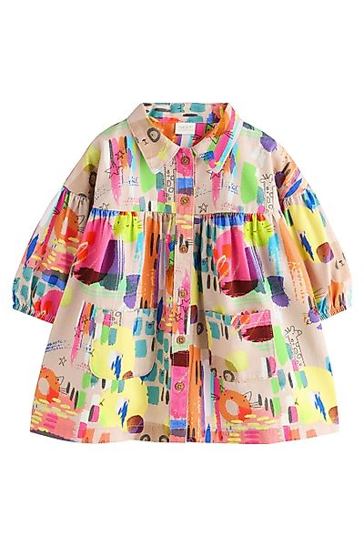 Next Hemdblusenkleid Hemdkleid aus Baumwolle (1-tlg) günstig online kaufen
