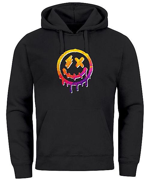 Neverless Hoodie Hoodie Herren Print Drip günstig online kaufen