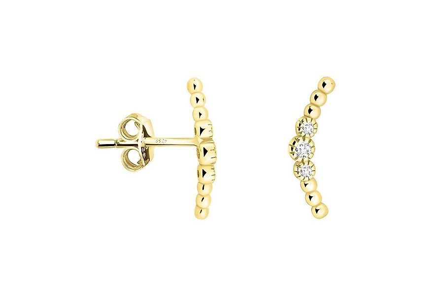 Sofia Milani Paar Ohrstecker Zirkonia, 925 Silber Damen Schmuck - E1843 günstig online kaufen
