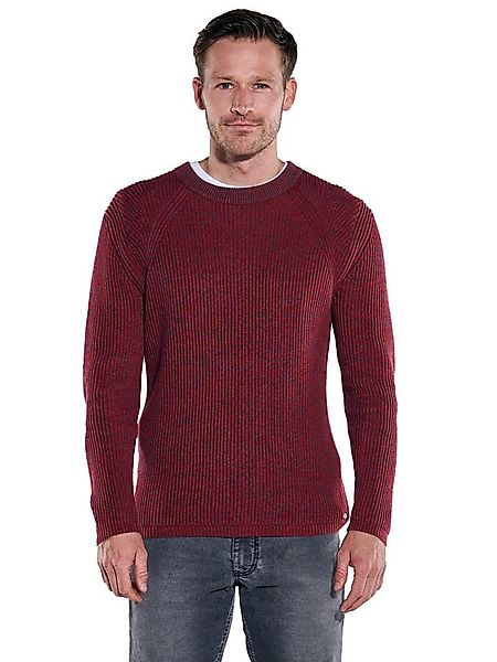 Engbers Rundhalspullover Herren Pullover regular, Tomatenrot günstig online kaufen