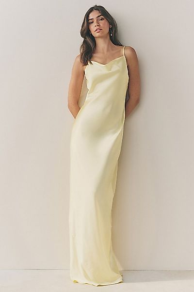 Next Satinkleid Satin-Brautjungfernkleid mit Rückenausschnitt (1-tlg) günstig online kaufen