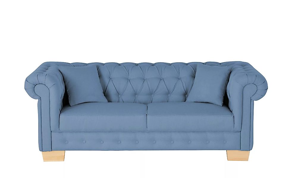 smart Sofa  Chelli - blau - 206 cm - 77 cm - 96 cm - Polstermöbel > Sofas > günstig online kaufen
