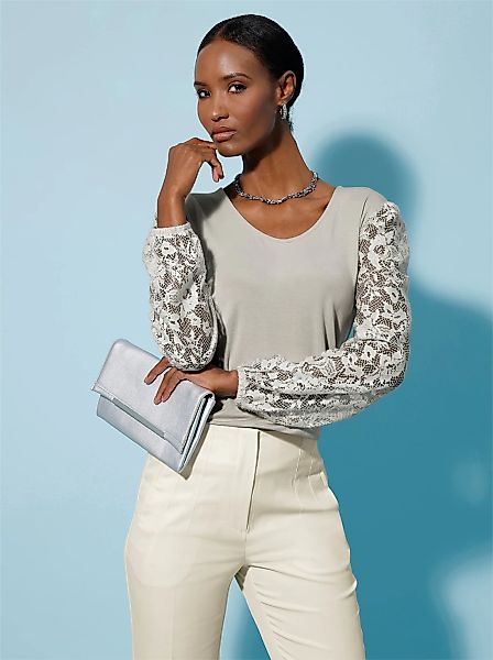 creation L Langarmshirt "Lyocell-Shirt", 1 tlg. günstig online kaufen