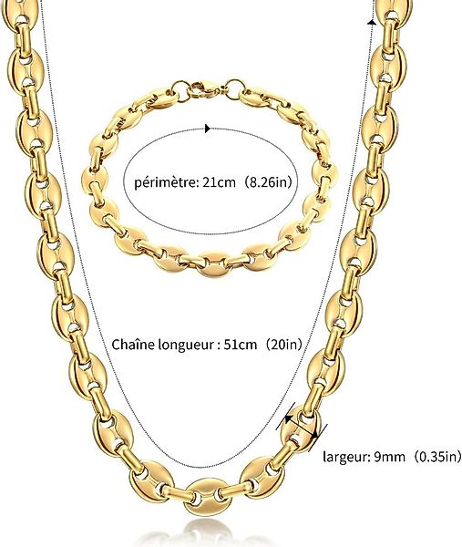 LuxusKollektion Ketten und Armband Set Halskette günstig online kaufen