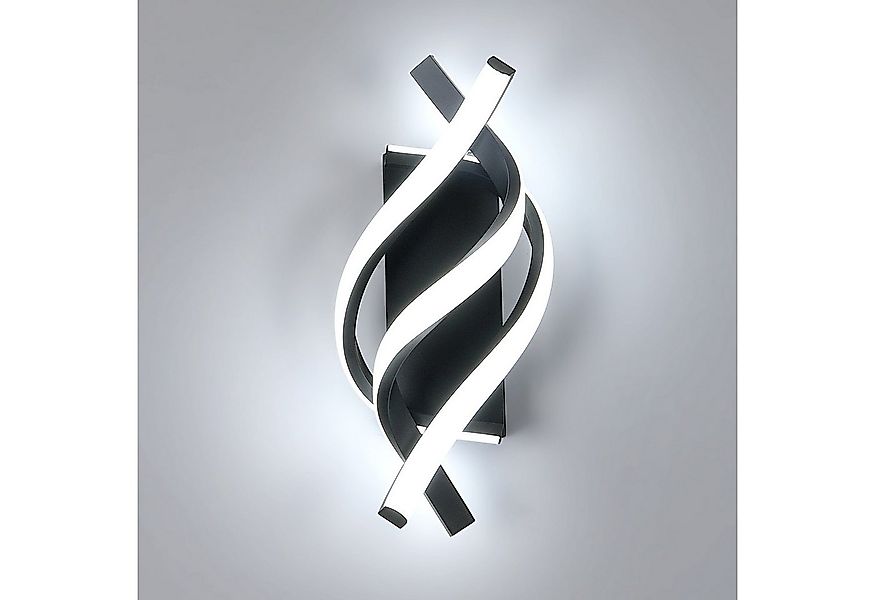 Goeco LED Wandleuchte 18 W Moderne Wandlampe, 6500 K, kaltweiß, 1200 Lumen, günstig online kaufen