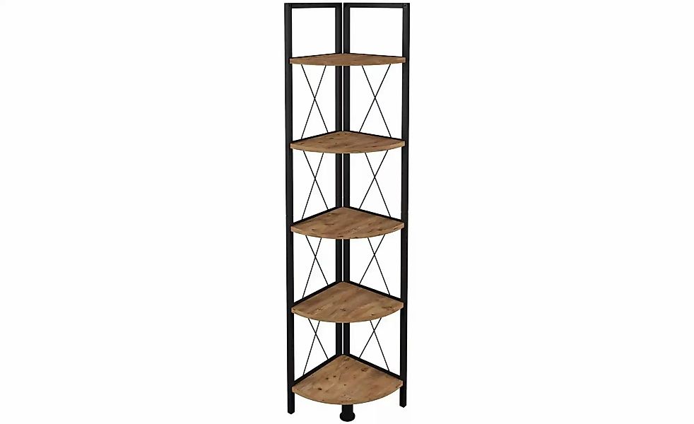 VCM Standregal Holz Metall Eckregal Bücher günstig online kaufen