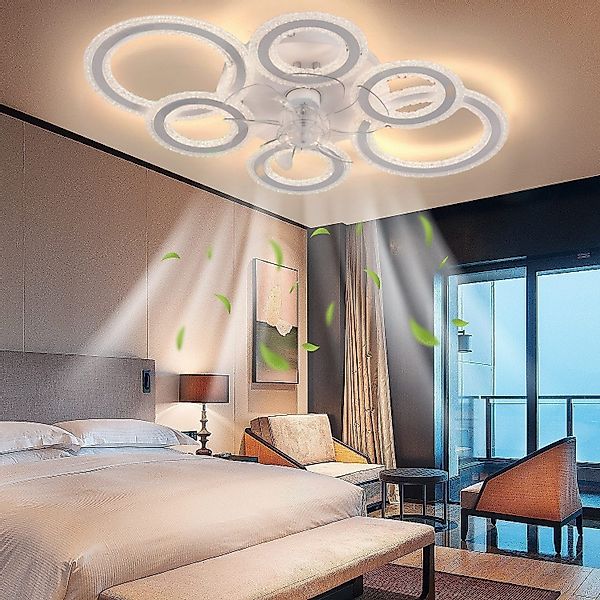 LETGOSPT Deckenleuchte Deckenleuchte mit Ventilator 72W günstig online kaufen