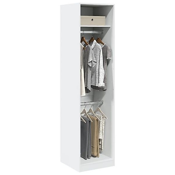vidaXL Schrankmodule Kleiderschrank Weiß 50x50x200 cm Holzwerkstoff günstig online kaufen