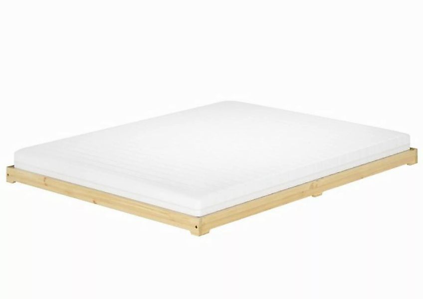 ERST-HOLZ Bett Futonbett Massivholz extra niedrig Massivholz Kiefer 160x200 günstig online kaufen