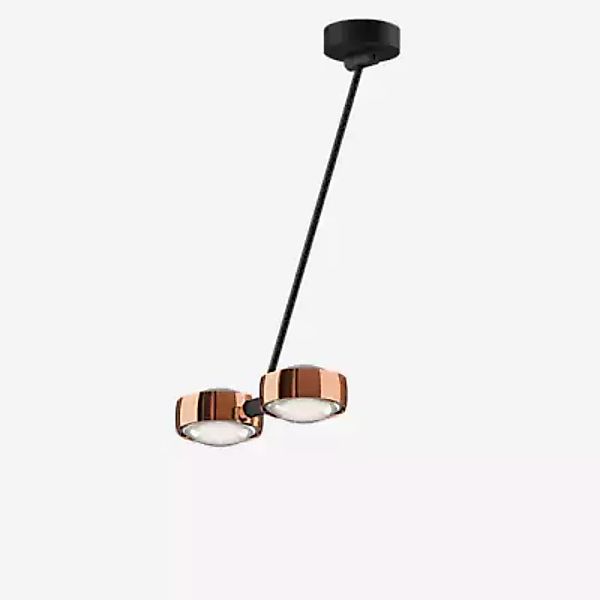 Occhio Sento Soffitto Doppio 60 Up D Deckenleuchte LED 2-flammig, Kopf rosé günstig online kaufen