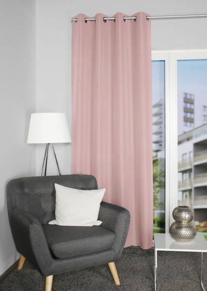 Home Basics Vorhang "ATLANTIK" Ösen 1 Stk. tlg. Ösenschal Uni ATLANTIK günstig online kaufen