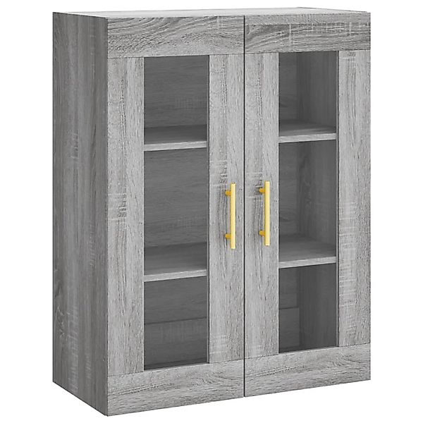vidaXL Wandschrank Grau Sonoma 69,5x34x90 cm 828474 günstig online kaufen