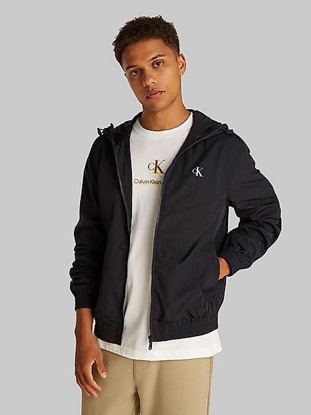 Calvin Klein Jeans Windbreaker NYLON HOODED WINDBREAKER mit Logodruck günstig online kaufen