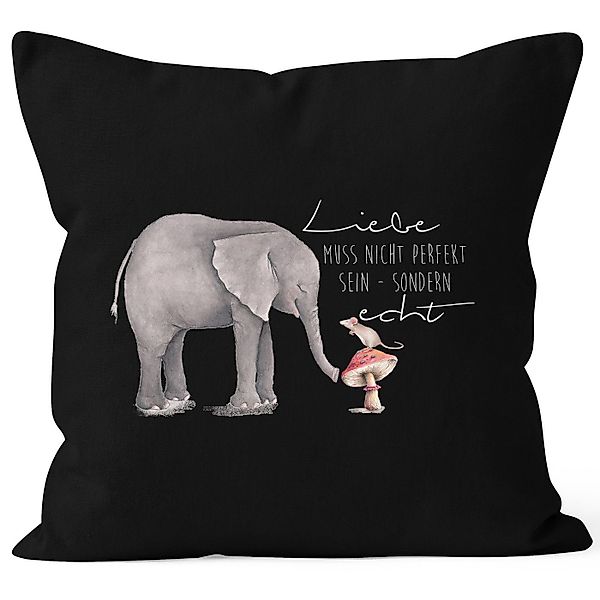 MoonWorks Dekokissen Kissenbezug Geschenk Liebe muss günstig online kaufen
