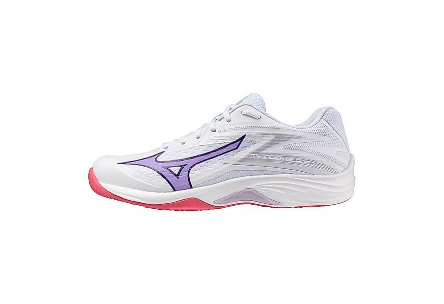 Mizuno THUNDER BLADE Z WHITE/VIOLET INDIGO/CAMELLIA ROSE Handballschuh günstig online kaufen