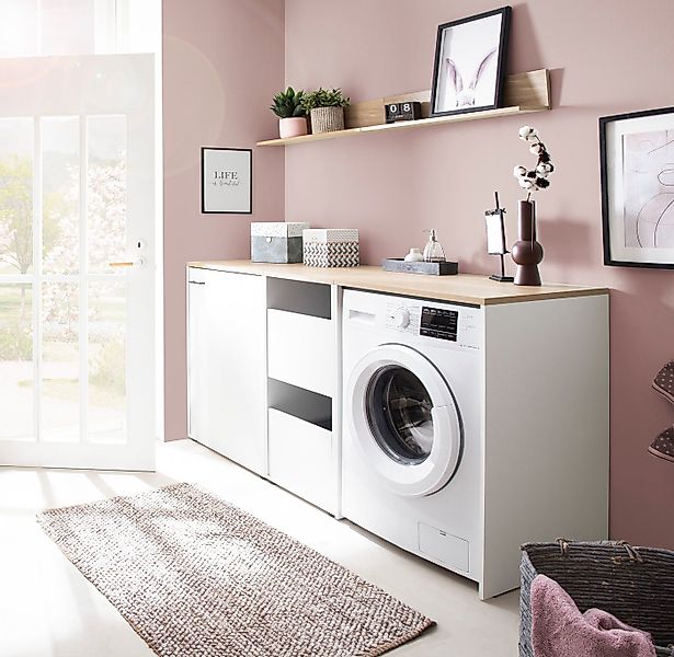 Schildmeyer Waschmaschinenumbauschrank Solea, Breite 67 cm Variabel anbring günstig online kaufen