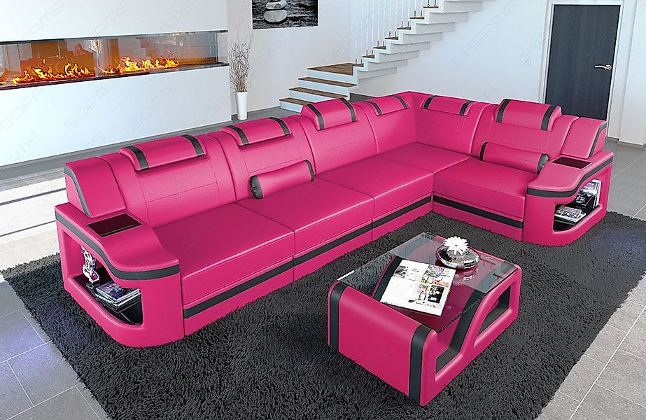 Sofa Dreams Ecksofa Ledersofa Padua L günstig online kaufen