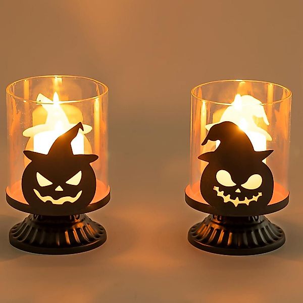 LuxusKollektion Dekohänger Halloween Kerzenhalter Kürbis Deko günstig online kaufen