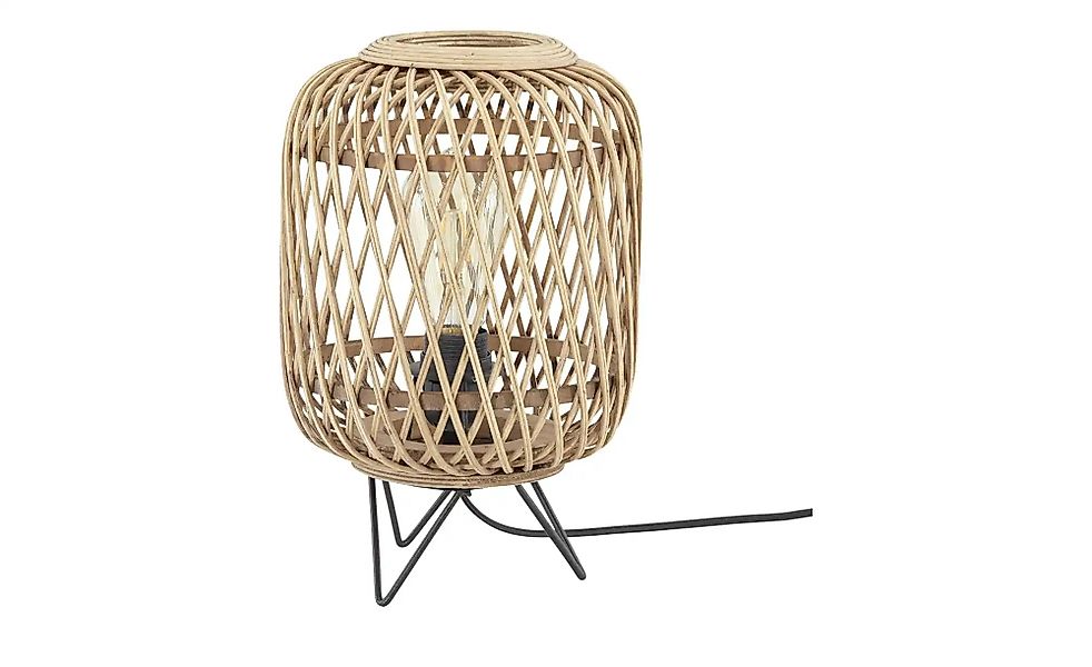 Tischleuchte  Woven ¦ holzfarben ¦ Maße (cm): H: 32  Ø: 22 Lampen & Leuchte günstig online kaufen