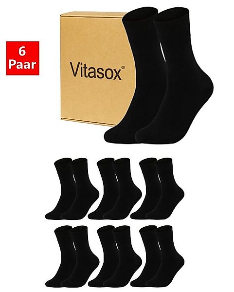 Vitasox Businesssocken Herren Business Socken 6 Paar - komfortabel und eleg günstig online kaufen