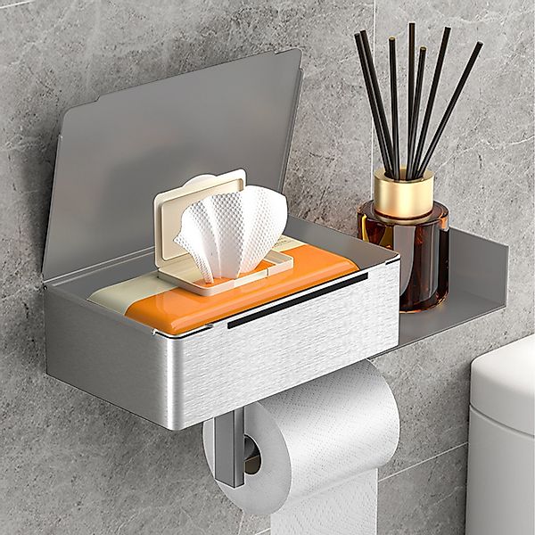 DAKYAM Toilettenpapierhalter Edelstahl Toilettenpapierhalter selbstklebend günstig online kaufen