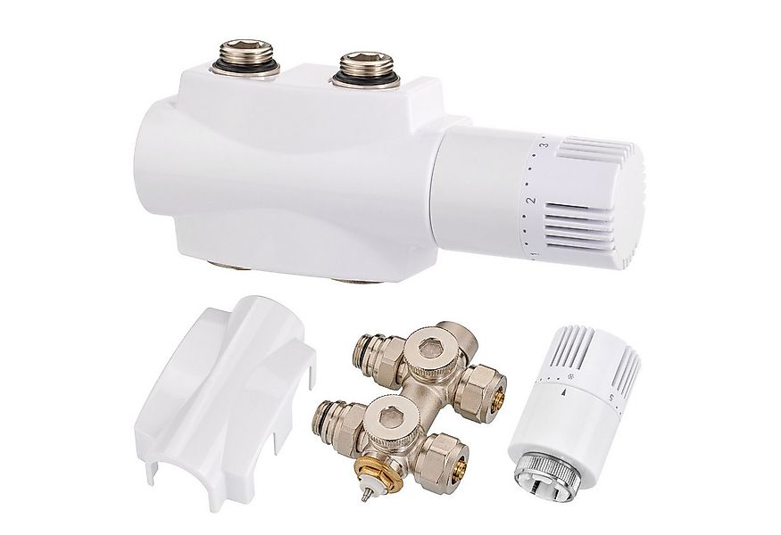 GIMBELEN Heizkörperthermostat Heizkörperventil-Set mit Thermostat, Eck-/Dur günstig online kaufen