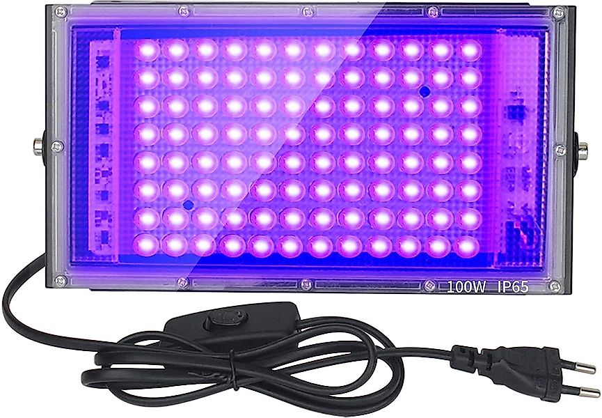 Welikera LED Flutlichtstrahler 100W UV Flutlicht,Leuchtstoff günstig online kaufen