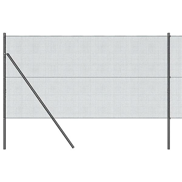 vidaXL Zaunpfosten Grau 10 x 1 m 16 x 16 mm Maschen Stahl 3351809 günstig online kaufen