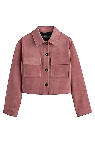 Next Lederimitatjacke Kurze Jacke aus Velourslederimitat, günstig online kaufen