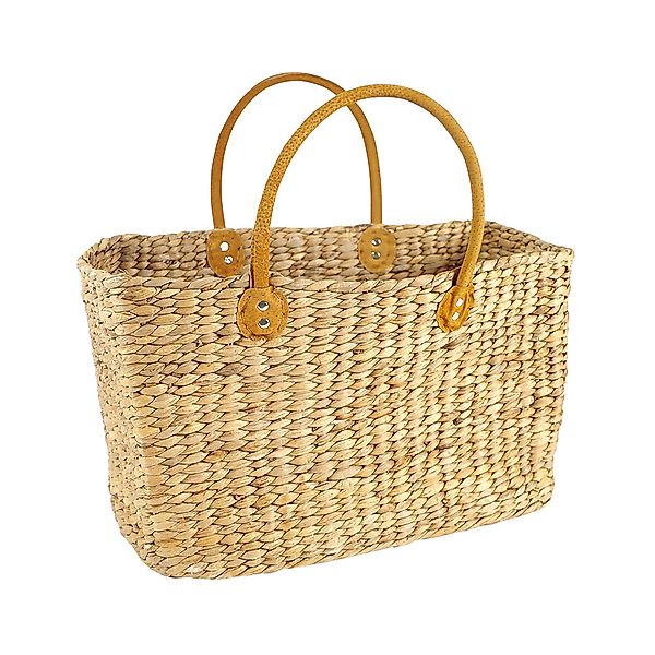 Kobolo Shopper Korbtasche aus Wasserhyazinthe Gr3 günstig online kaufen