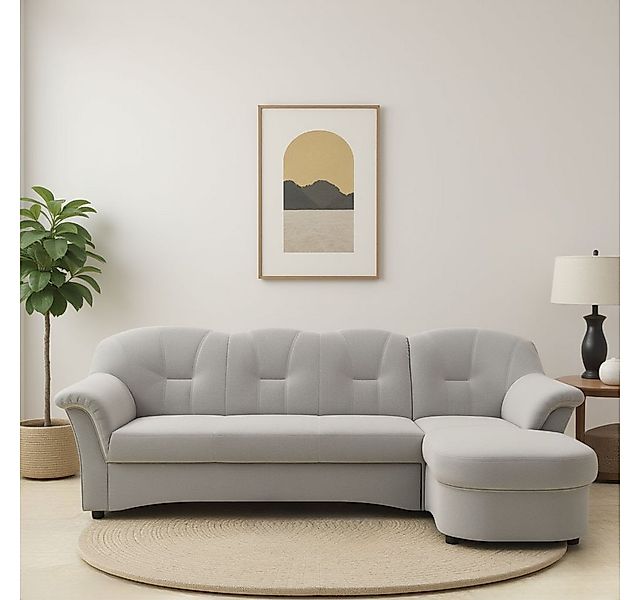 DOMO collection Ecksofa "Flores Schlafsofa, B/T/H: 233/142/86 cm, L-Form" w günstig online kaufen