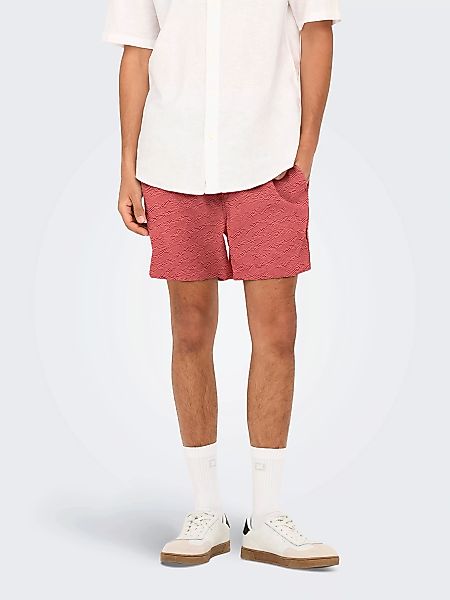 ONLY & SONS Badeshorts "ONSTED LIFE SOLID SEERSUCKER SWIM NOOS" günstig online kaufen