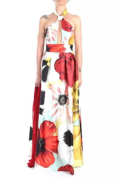 SOANI Kleid Damen Multicolor poliestere günstig online kaufen