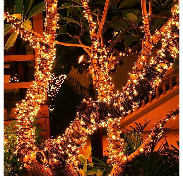 Rosnek LED-Lichterkette Solar, 8 Funktionen, wasserdicht, für Garten Party günstig online kaufen