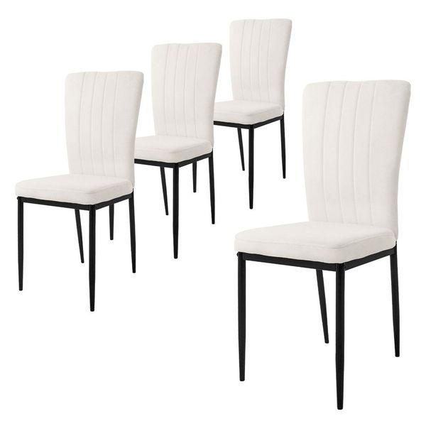 ML-DESIGN Stuhl Esszimmerstuhl mit Rückenlehne Samtbezug günstig online kaufen