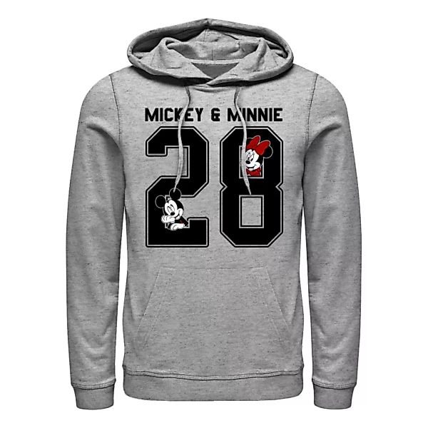 Disney - Micky Maus - Minnie Maus Mickey Minnie Collegiate - Unisex Hoodie günstig online kaufen
