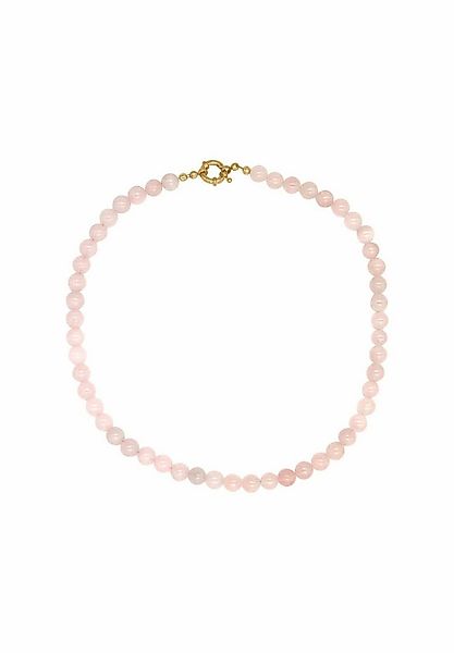 Gemshine Kette ohne Anhänger ROSENQUARZ, Europäischer Schmuck: Qualität lie günstig online kaufen