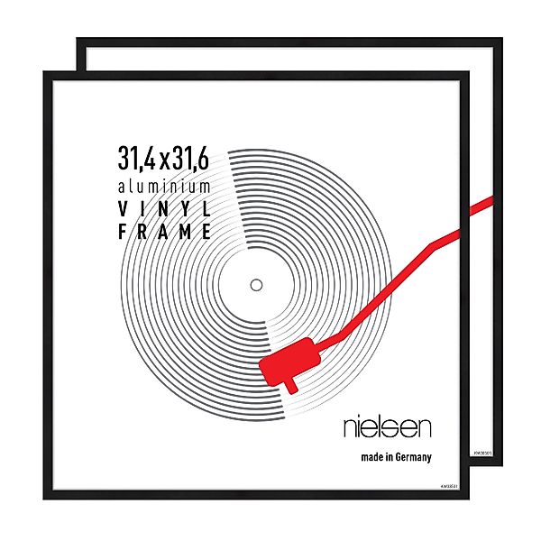 nielsen Bilderrahmen Vinyl- Schallplattenrahmen Aluminium, (2 günstig online kaufen