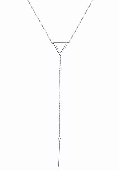 Elli Collierkettchen "Y-Kette Dreieck Geo Trend 925 Silber" günstig online kaufen