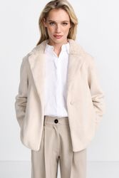 RICHROYAL Jackenblazer Mit zwei verschiedenen Fellimitaten; mit seitlichen günstig online kaufen