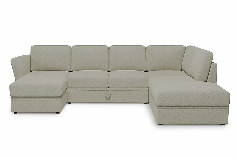 Home affaire Wohnlandschaft Lavars Schlafsofa, mit Bettfunktion und Staurau günstig online kaufen