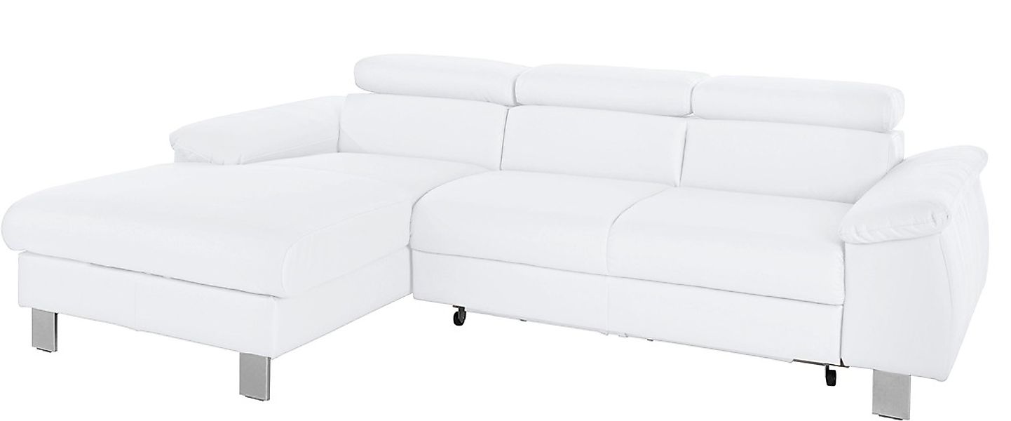 COTTA Ecksofa Komaris, Ecksofa, wahlweise mit RGB-LED-Beleuchtung und Bettf günstig online kaufen