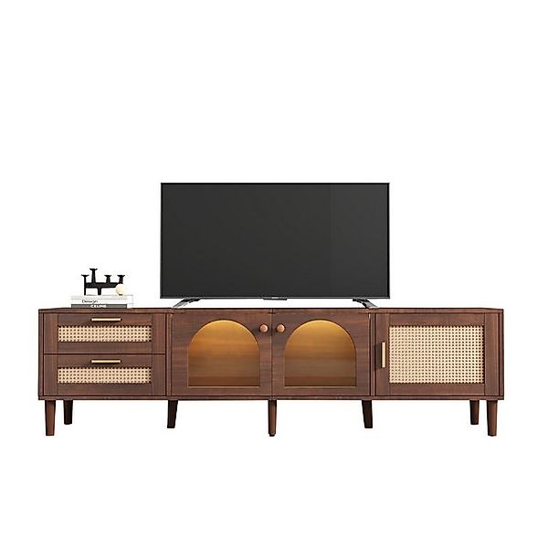 Thanaddo TV-Schrank Brauner TV-Schrank für 80-Zoll-Fernseher, bietet stilvo günstig online kaufen